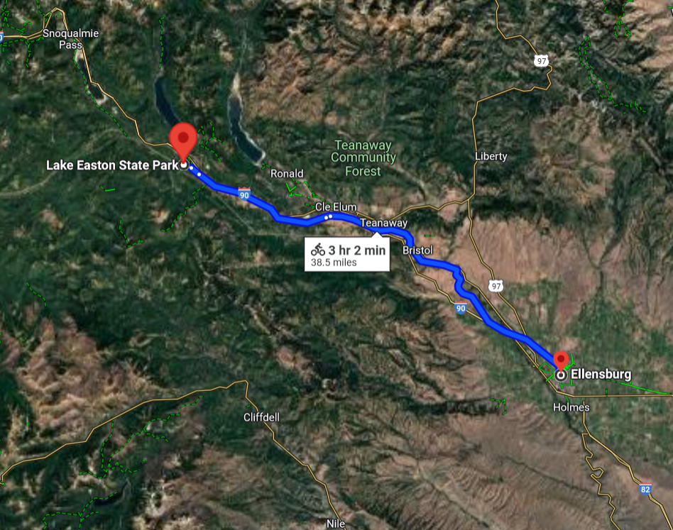 Lake Easton to Ellensburg